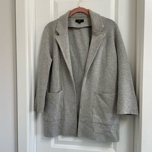 J. Crew Sweater Blazer in Gray